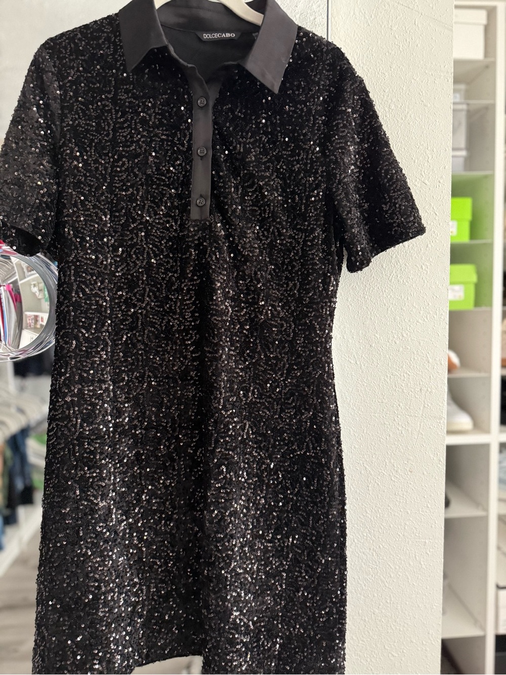 Brand - Dolcecabo Black Sequin dress